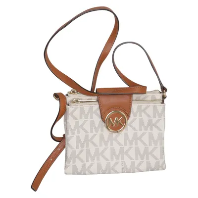 Axelremsväska (Beige, Flerfärgad) från Michael Kors Skinn