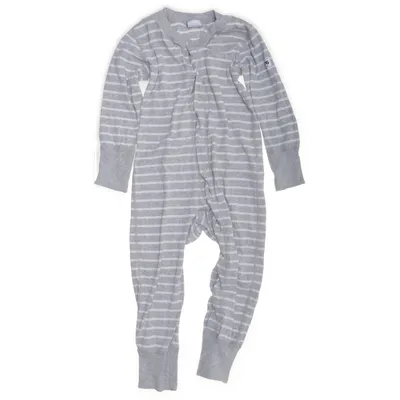 Sparkdräkt (Grå, Vit) från Polarn O. Pyret Ekologisk bomull