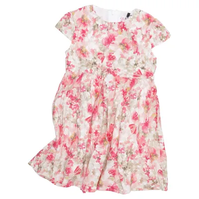 Kjole (Pink, Beige, Flerfarvet) fra Joyce Bomuld