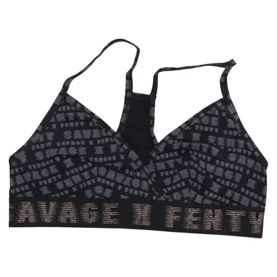 Brassière (Noir) de Savage x Fenty Coton, Élasthane
