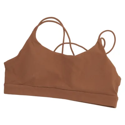Brassière (Marron) de Girlfriend Collective