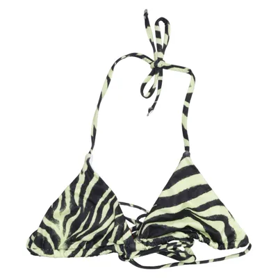 Bikini top (Zwart, Geel) van Hugo Boss Elastaan, Polyamide, Gerecycled polyester