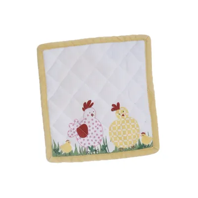 Grytlapp (Vit, Flerfärgad) från Hemtex Bomull