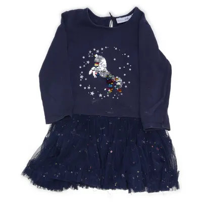 Dress (Blue, Multicolored) from Happy Girls Cotton, Elastane, Polyester