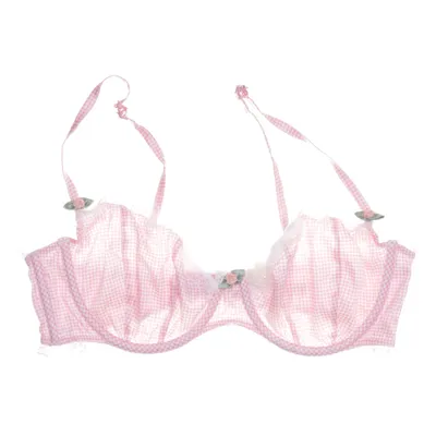 Bra (Pink, White) from For Love & Lemons Elastane, Polyamide, Polyester