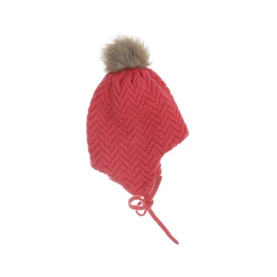 Pompon muts (Roze) van Reima Acryl, Imitatiebont, Polyester, Wol