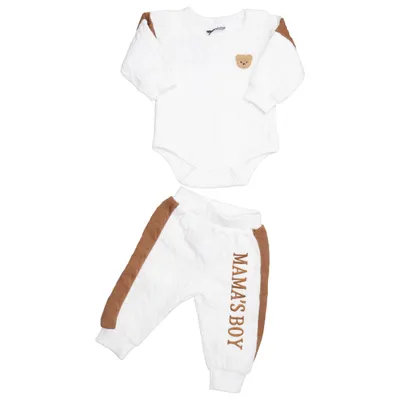 Set (Wit, Bruin) Polyester