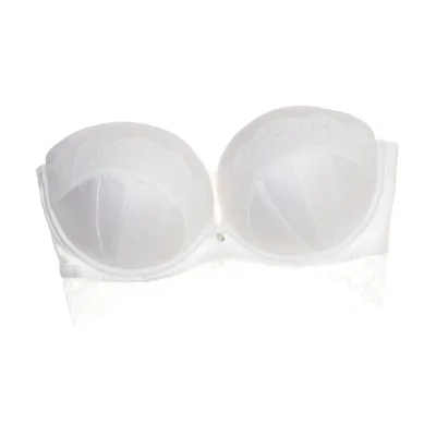 Bandeau-bh (Vit) från New Look Elastan, Nylon, Polyester