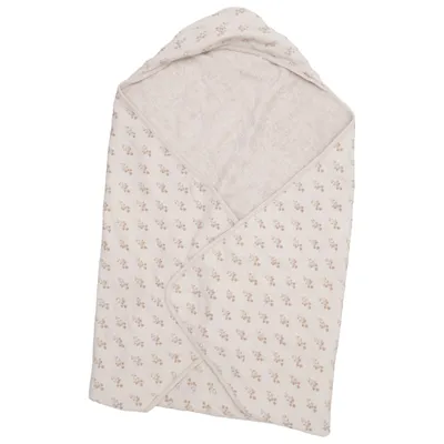 Badponcho (Beige) van Name It Organisch katoen