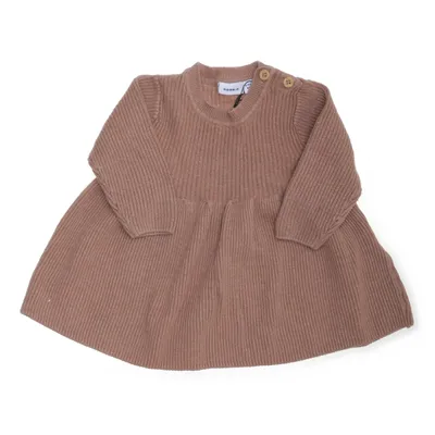 Jurk (Bruin) van Name It Organisch katoen, Viscose