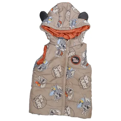 Gilet d'extérieur (Marron, Multicolore) de Tom and Jerry Polyester
