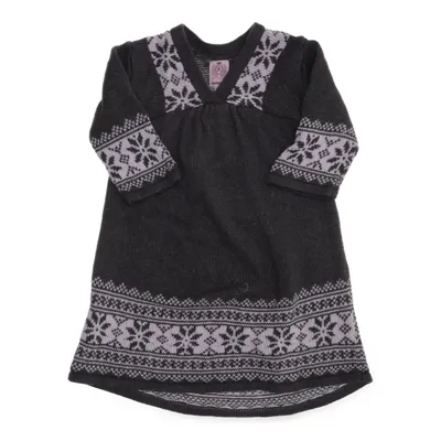 Klänning (Grå, Rosa) från Rabalder Angora, Bomull, Nylon, Viskos