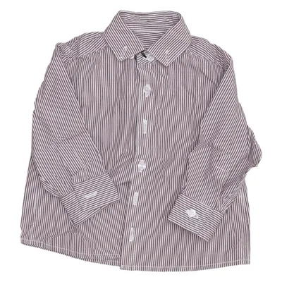 Buttondown-skjorta (Brun, Vit) från Little Rebel Bomull