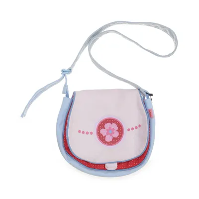 Sac à bandoulière (Rose, Bleu) de Haba Coton, Polyester