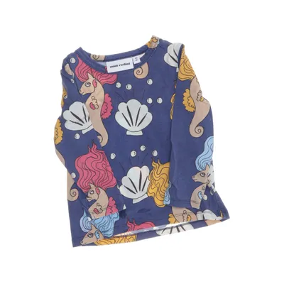 Långärmad t-shirt (Blå, Flerfärgad) från Mini Rodini Elastan, Tencel