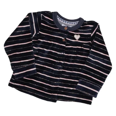 Cardigan (Blå, Pink) fra Dirkje Bomuld, Polyester