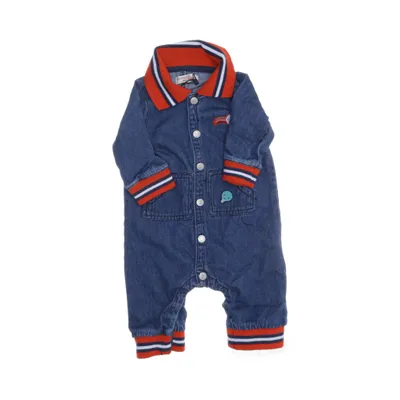 Rompers (Blue, Red, White) from Du Pareil Au Meme Cotton, Elastane, Polyester