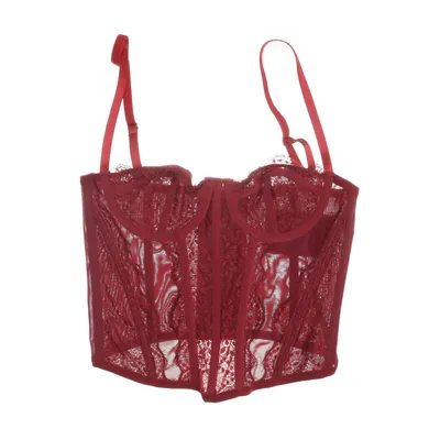 Bustier (Röd) Elastan, Polyester