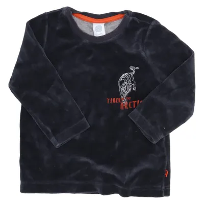 Sweatshirt (Gris) de Sanetta Coton, Polyester