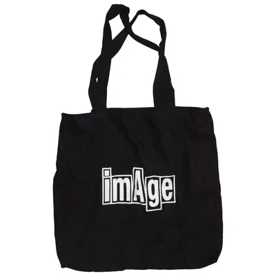 Canvas tas (Zwart, Wit) van Image
