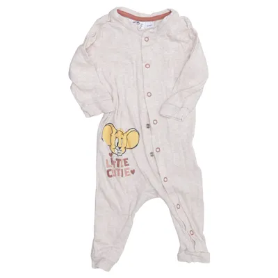 Barboteuse (Beige) de Tom & Jerry Coton biologique