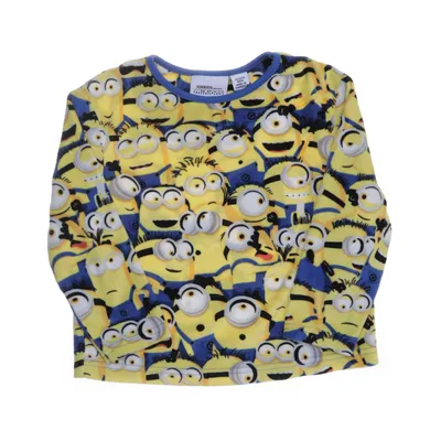 Långärmad t-shirt (Gul, Blå, Flerfärgad) från Minions Polyester