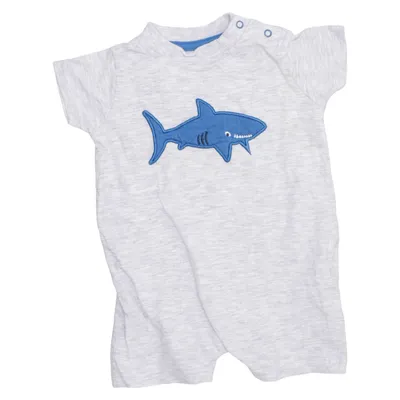 Barboteuse (Gris, Bleu) de Peacocks Coton, Élasthane, Polyester
