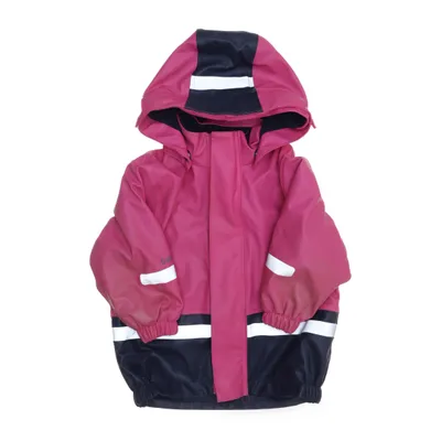 Regnjakke (Pink, Sort) fra Didriksons 1913 Polyester, Polyurethan