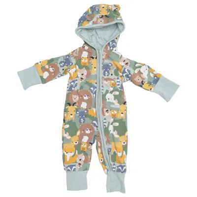 Rompers (Green, Multicolored) from Polarn O. Pyret Elastane, Organic cotton