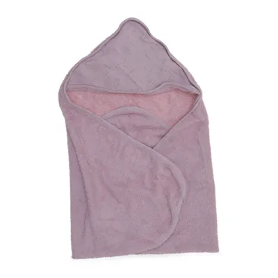 Bath cape (Pink) from Vinter & Bloom Organic cotton, Recycled polyester