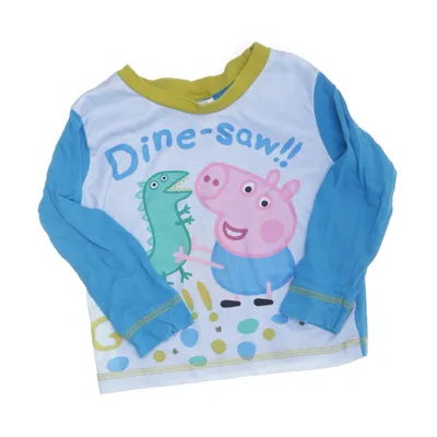 Lange mouwen shirt (Blauw, Meerkleurig) van Peppa Pig Katoen, Polyester