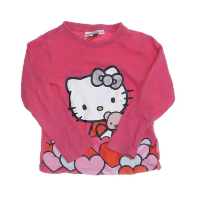 Lange mouwen shirt (Roze, Meerkleurig) van Hello Kitty Katoen