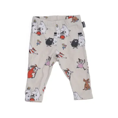 Leggings (Beige, Flerfärgad) från Moomin by Lindex Bomull, Elastan