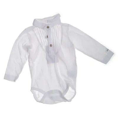 Romper (Wit) van Newbie by KappAhl Katoen, Elastaan