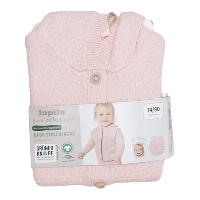 Cardigan (Rose) de Lupilu Coton biologique