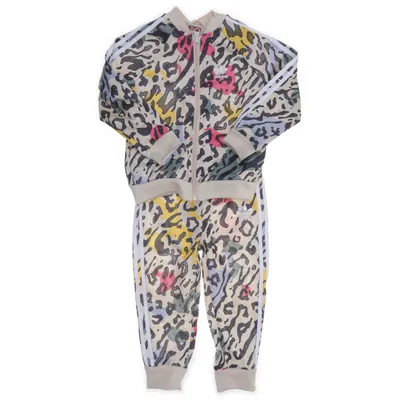 Träningsset (Beige, Flerfärgad) från Adidas Återvunnen polyester