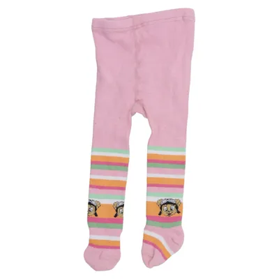 Collants polaires (Rose, Multicolore) de Bamse by Lindex Coton, Élasthane, Polyamide