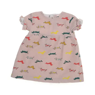 Kjole (Pink) fra Zara BabyGirl Bomuld, Elastan, Polyester