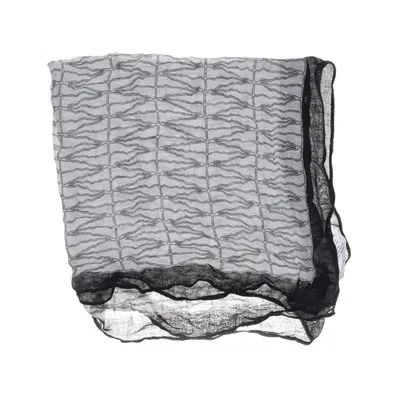 Neckerchief (White, Black) from Dagmar Cotton, Linen