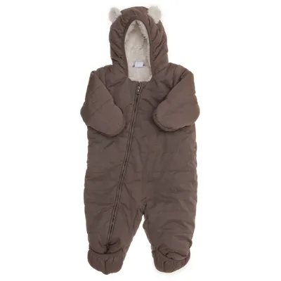 Overall (Brun) från Lindex Newborn Bomull, Polyamid, Polyester