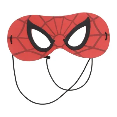 Masquerade-masker (Rood, Zwart) van Marvel