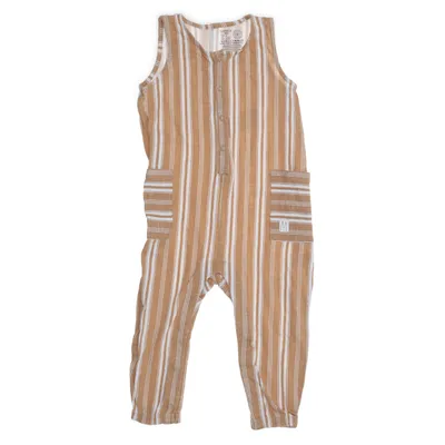 Rompers (Beige, Brown) from Lindex Baby Cotton