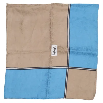 Scarf (Blå, Brun) från Yves Saint Laurent