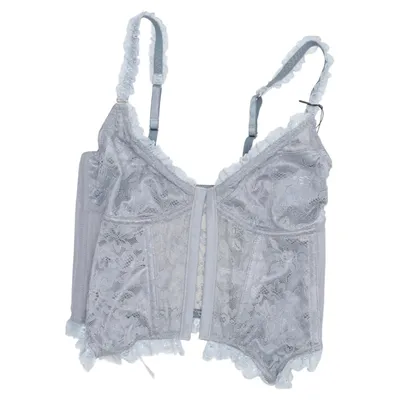Bustier (Blue) from Out from Under Elastane, Polyamide, Polyester