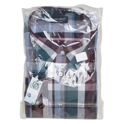 Chemise (Bleu, Multicolore) de John Cabot Coton