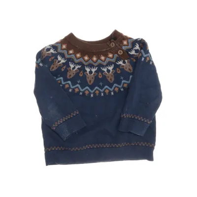Sweater (Blå, Brun) fra Lindex Bomuld