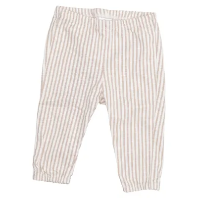 Pyjamahose (Beige, Weiß) von Lindex Newborn Baumwolle