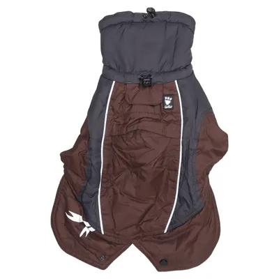 Dog coat (Brown, Gray) from Hurtta Polyamide, Polyester