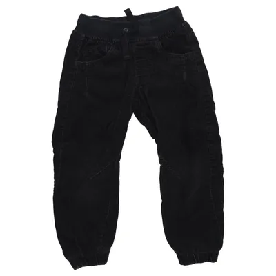 Corduroy broek (Zwart) van Kaxs by KappAhl Organisch katoen