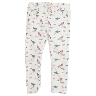 Jeans (Vit, Flerfärgad) från Zara BabyGirl Bomull, Elastan, Polyester